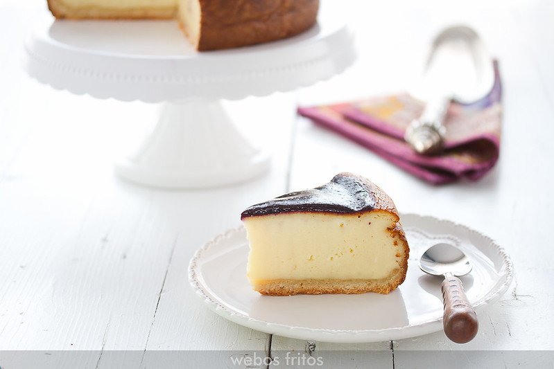 Deliciosa receta de tarta de queso quemada estilo vasco