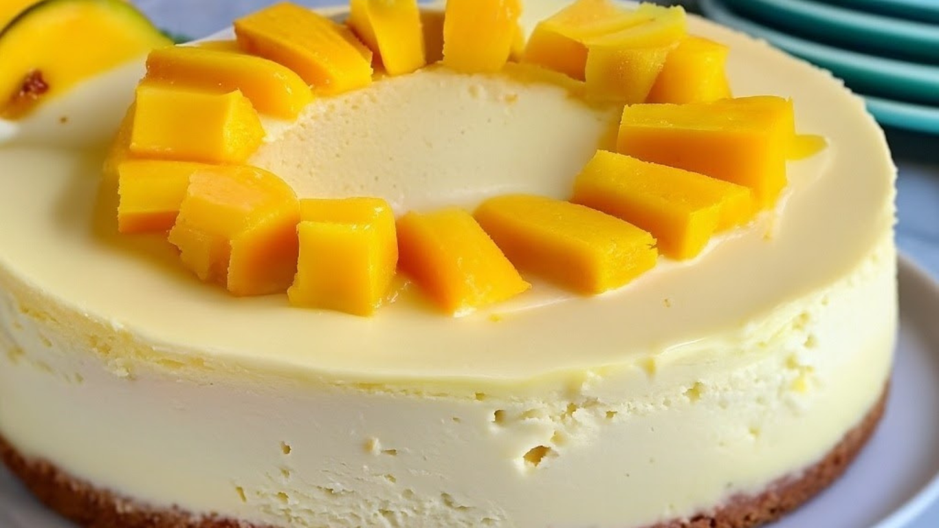 Deliciosa receta de Tarta de Queso con Maracuyá y Mango