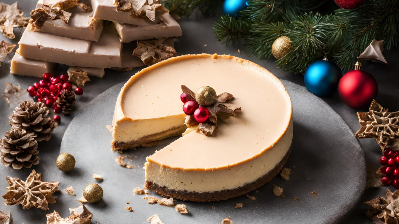 Cheesecake de Turrón algo que no puede faltar esta Navidad