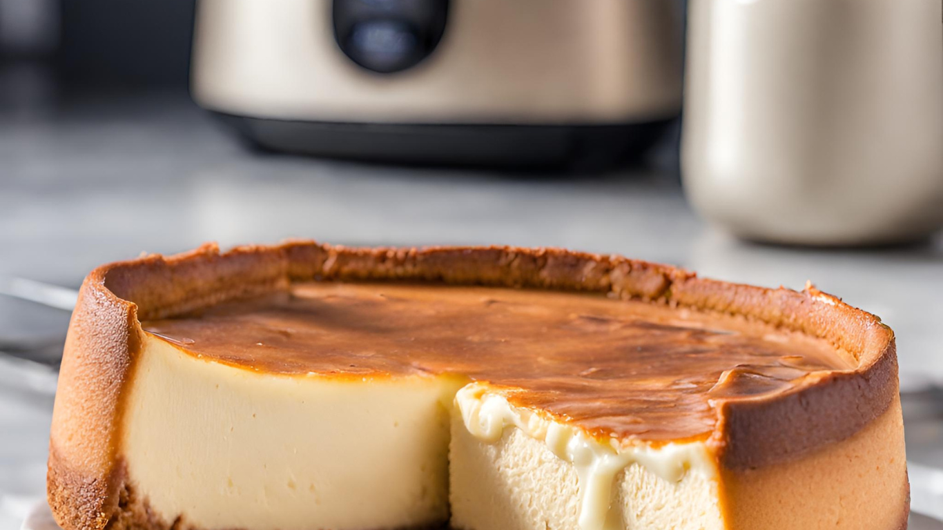 Deliciosa tarta de queso cocinada en airfryer: la receta clásica con queso Philadelphia